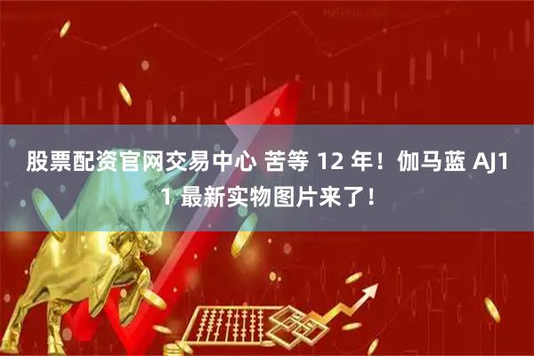 股票配资官网交易中心 苦等 12 年！伽马蓝 AJ11 最新实物图片来了！